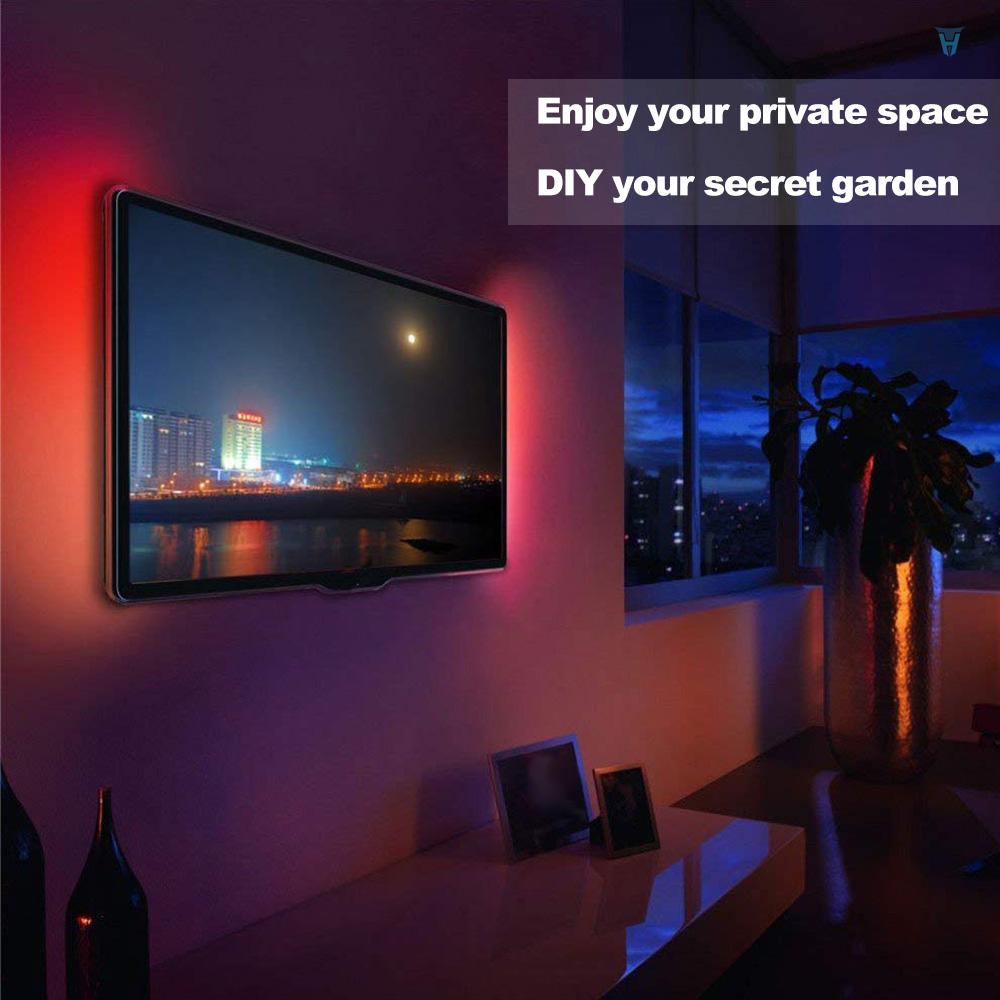 Cuộn Dây Đèn LED USB IP65 Chống Nước IP65 5050 RGB Nhiều Màu Sắc Kèm Điều Khiển Từ Xa Tiện Dụng