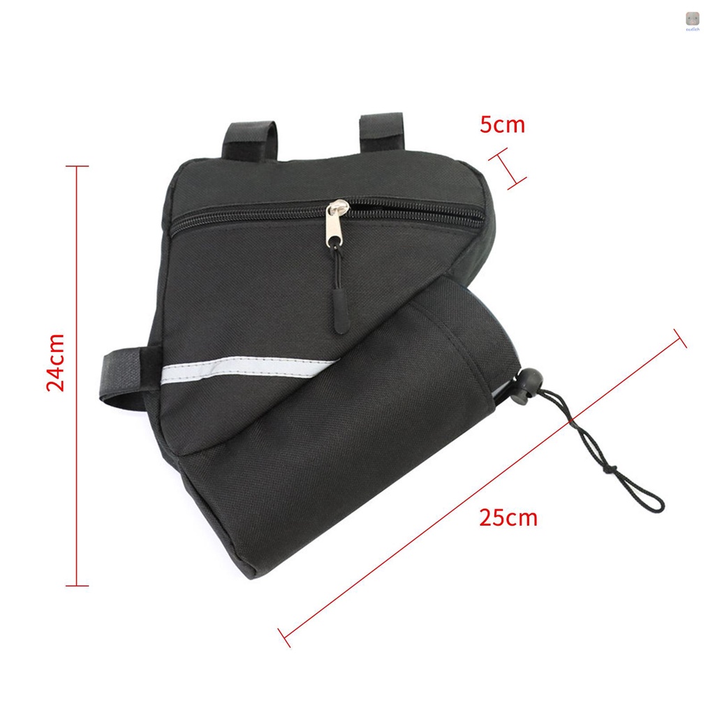 Túi Tam Giác Đựng Vật Dụng Tiện Lợi Gắn Khung Trước Xe Đạp