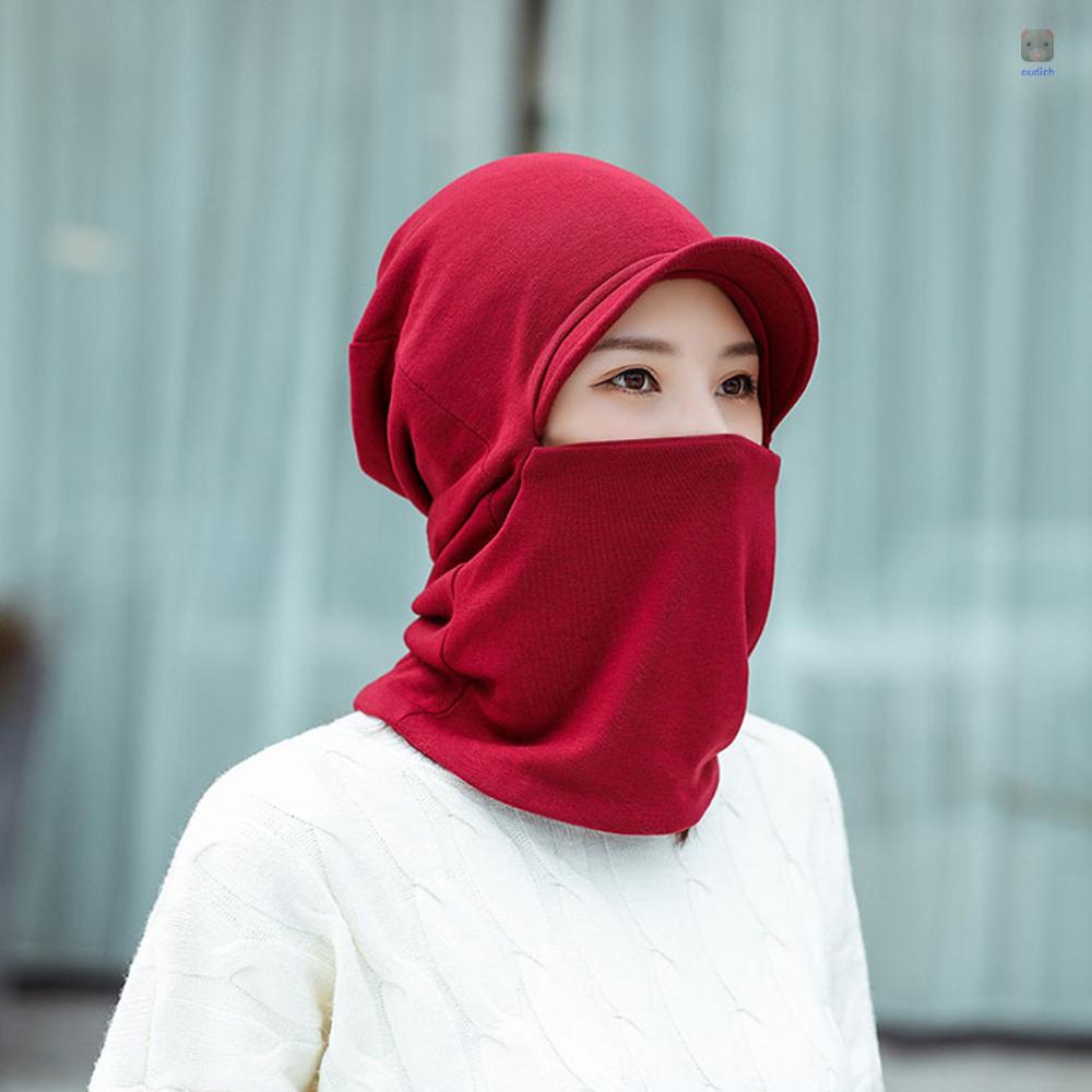 Mũ Trùm Đầu Giữ Ấm Đa Năng Thời Trang Mùa Đông Cho Nữ