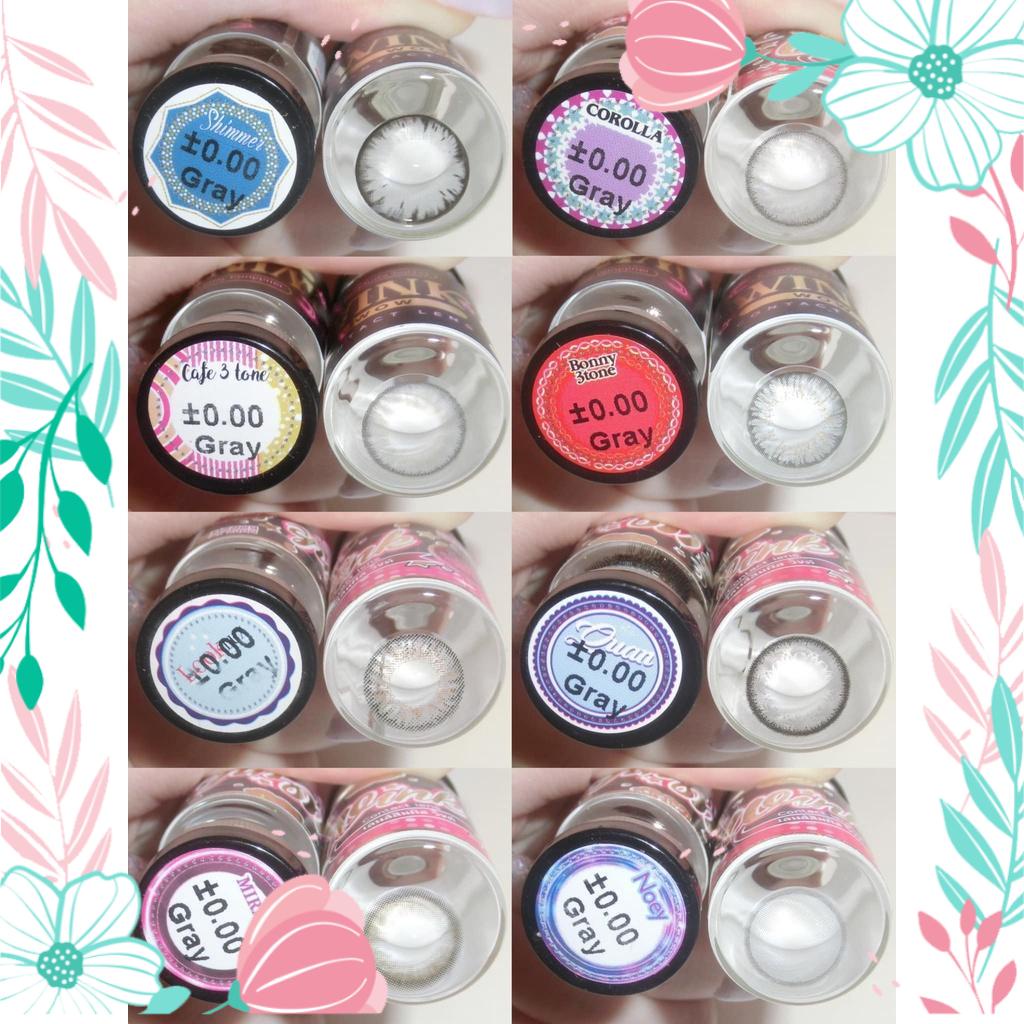 40 Mẫu Lens Xám Tây - Kính Áp Tròng Chính Hãng Thái Lan [Dùng 1 Năm]