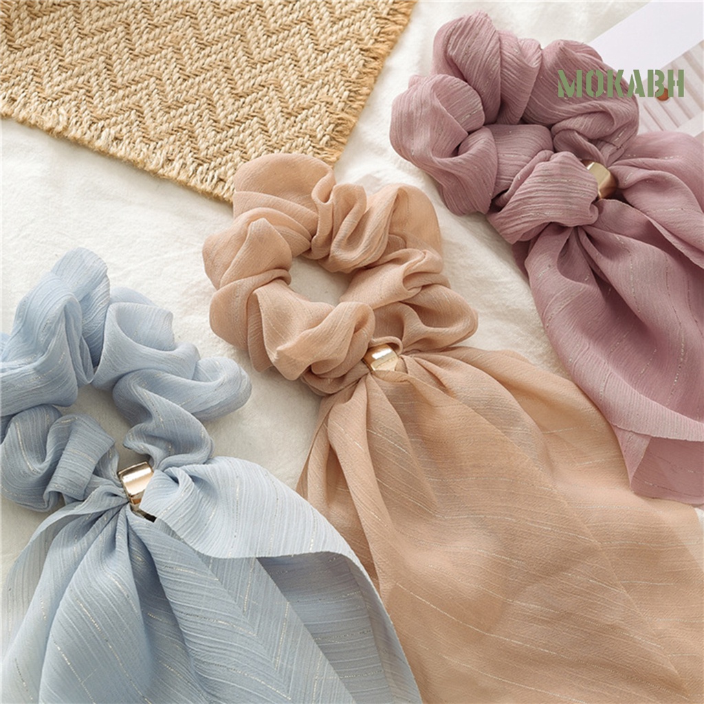 Dây Buộc Tóc Hai Lớp Bằng Ren Dễ Thương Dành Cho Nữ