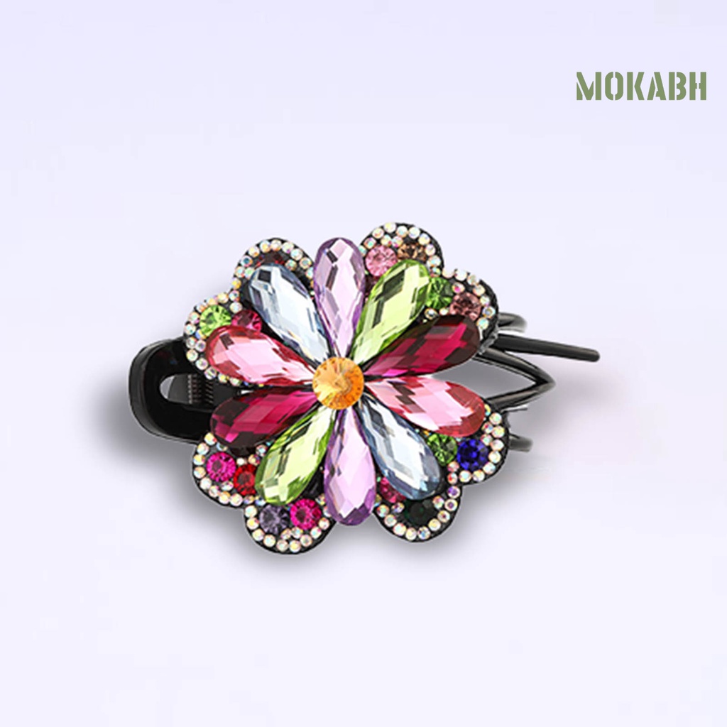 Kẹp Tóc Đính Đá Lấp Lánh Thời Trang Cho Nữ