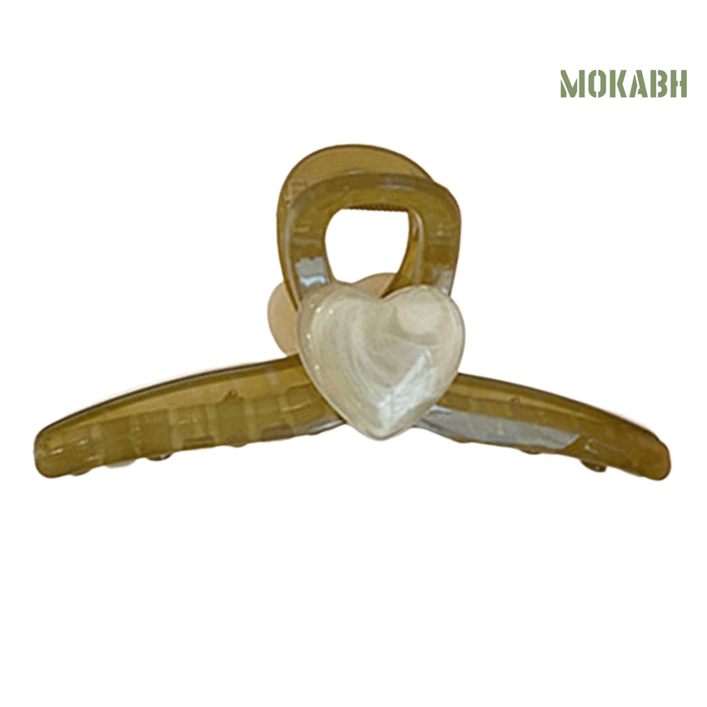 Kẹp Tóc Hình Trái Tim Chống Trượt Cỡ Lớn Thời Trang Cho Nữ