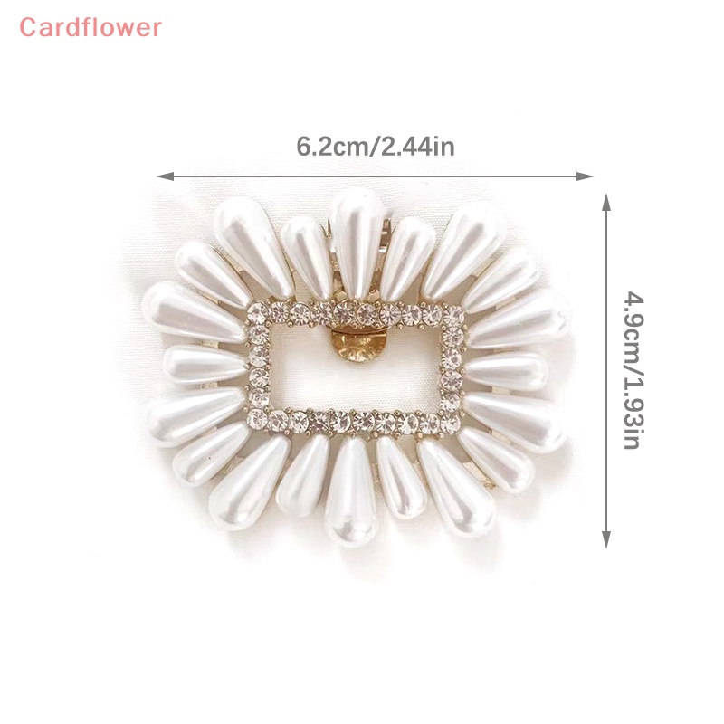 Kẹp Khóa Vuông Đính Đá Lấp Lánh Trang Trí Giày Cao Gót Cho Cô Dâu Mới