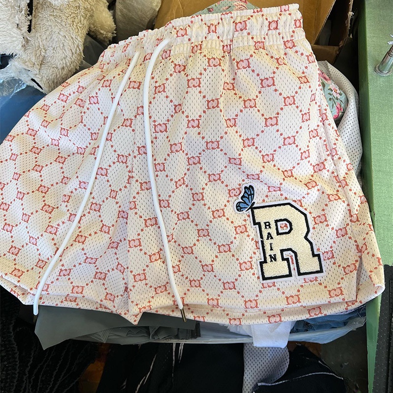 Quần Short Thể Thao Bóng Rổ Phối Lưới Thoáng Khí Nhanh Khô Thời Trang Unisex