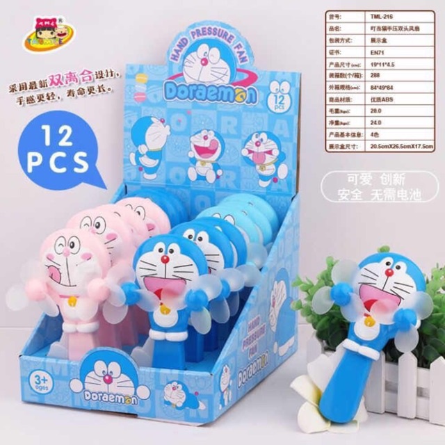 Quạt bóp cầm tay nhiều hình cute