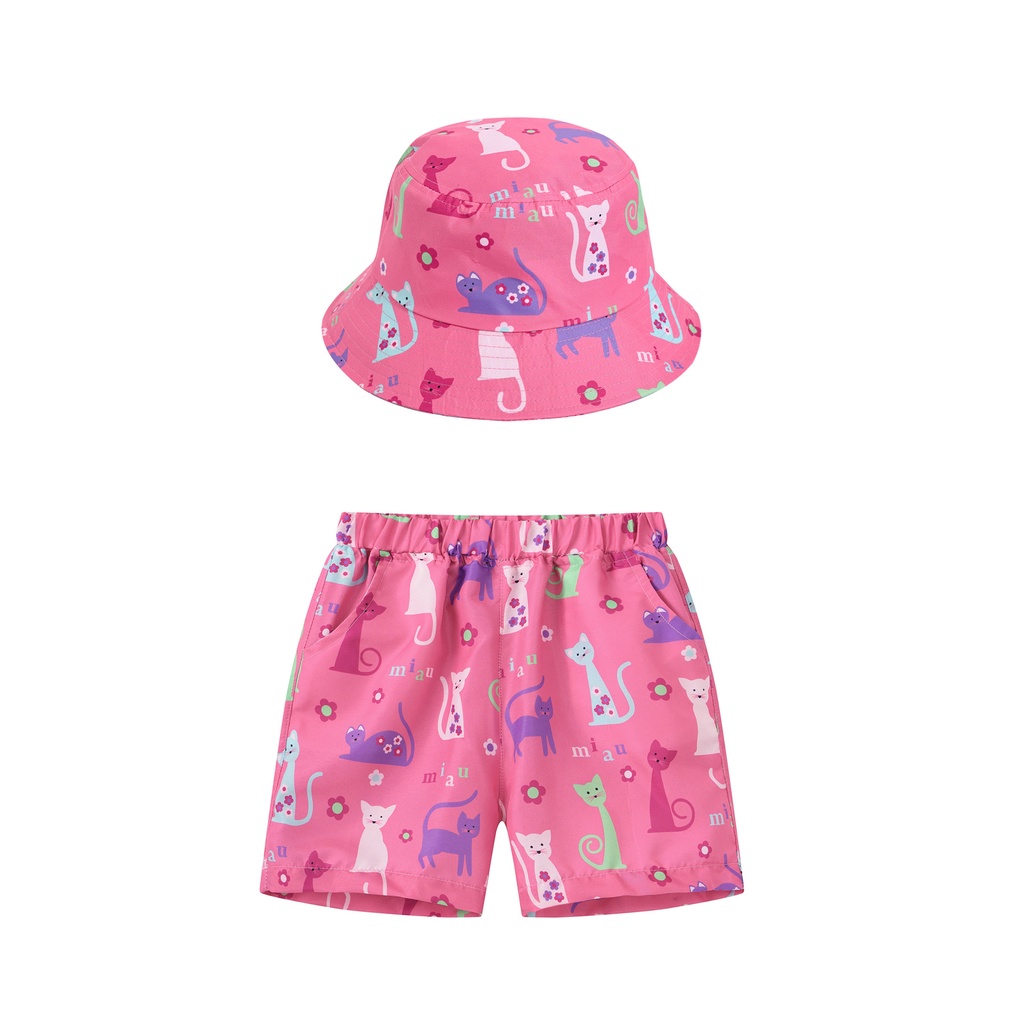 Quần Short Đi Biển In Họa Tiết Hoạt Hình Khủng Long Thời Trang Mùa Hè Cho Bé Trai Và Gái