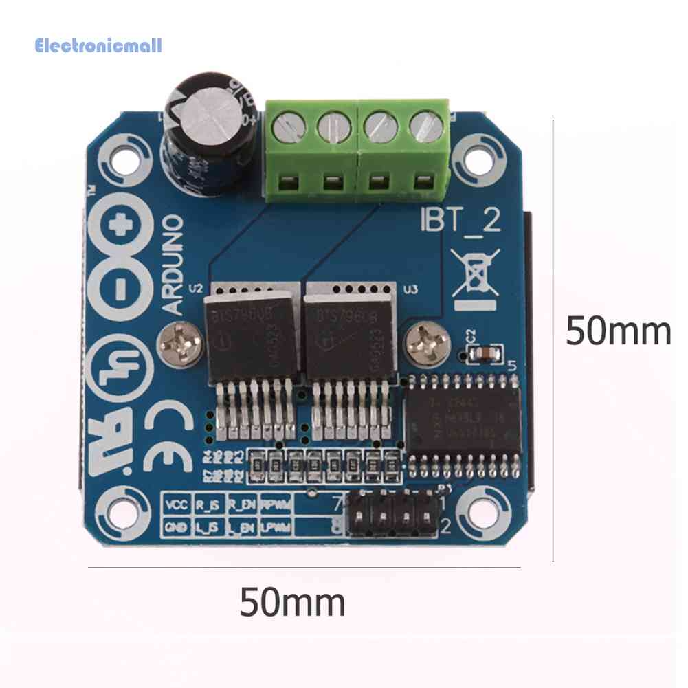 Mô Đun Điều Khiển Động Cơ Điện Áp Cao BTS7960 43A H-Mall01.vn