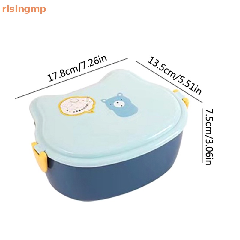 Hộp cơm Hai Tầng Họa Tiết Trái Cây Dễ Thương Cho Bé