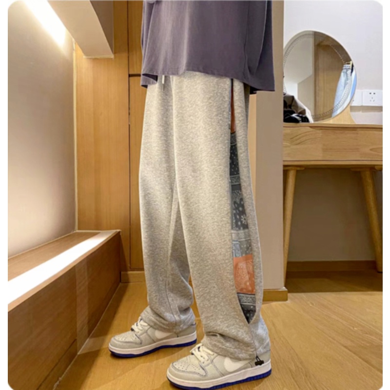 Quần Dài Dây Rút Dáng Rộng Co Giãn Thoải Mái Thời Trang Thu Đông Cho Nam