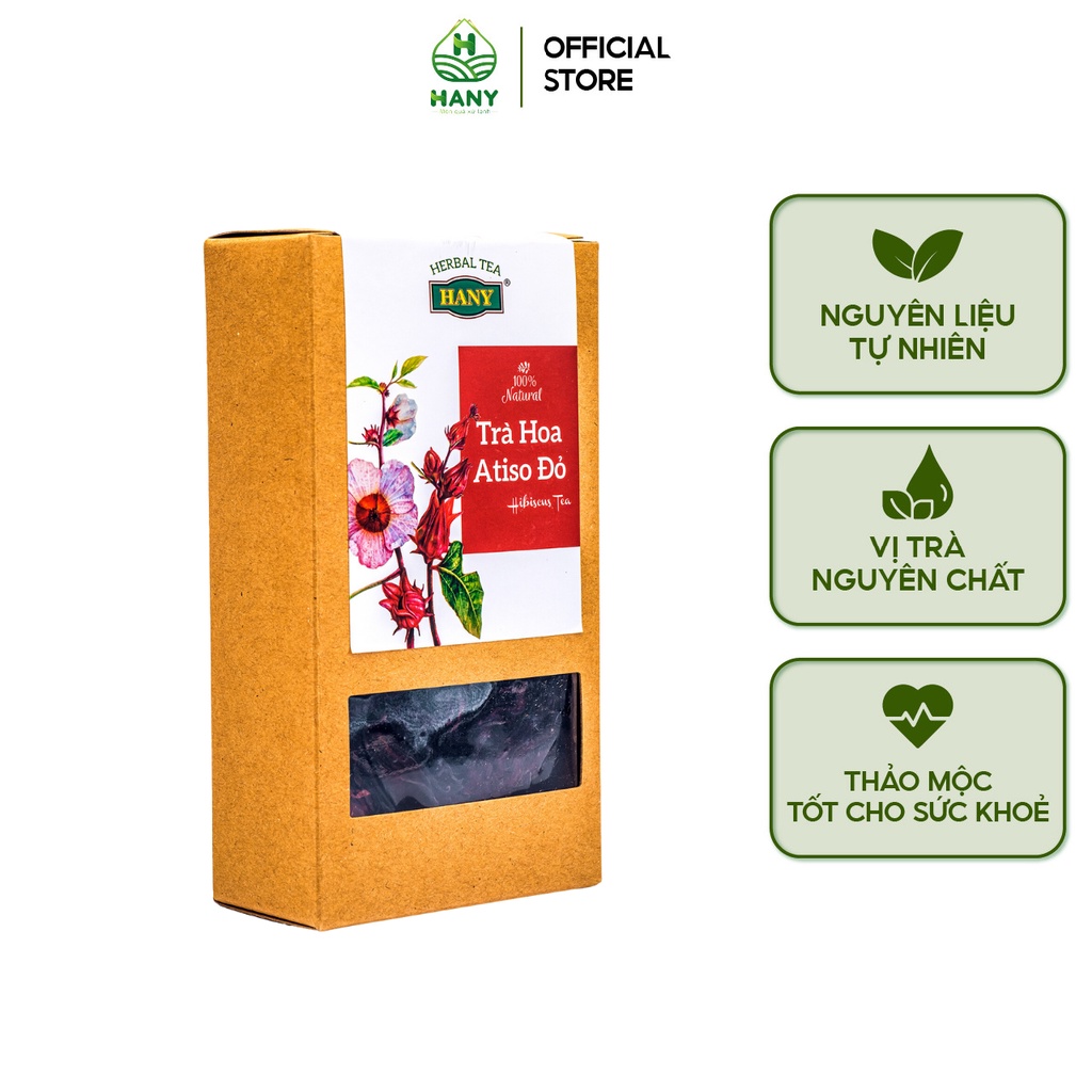 Trà Hoa Atisô Đỏ Sấy HANY 50g Đặc Sản Đà Lạt
