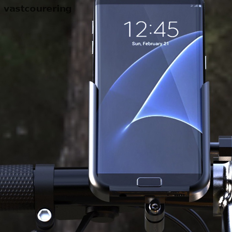 Giá Đỡ Điện Thoại / GPS / Gương Chiếu Hậu Bằng Hợp Kim Nhôm Chất Lượng Cao Gắn Tay Lái Xe Đạp