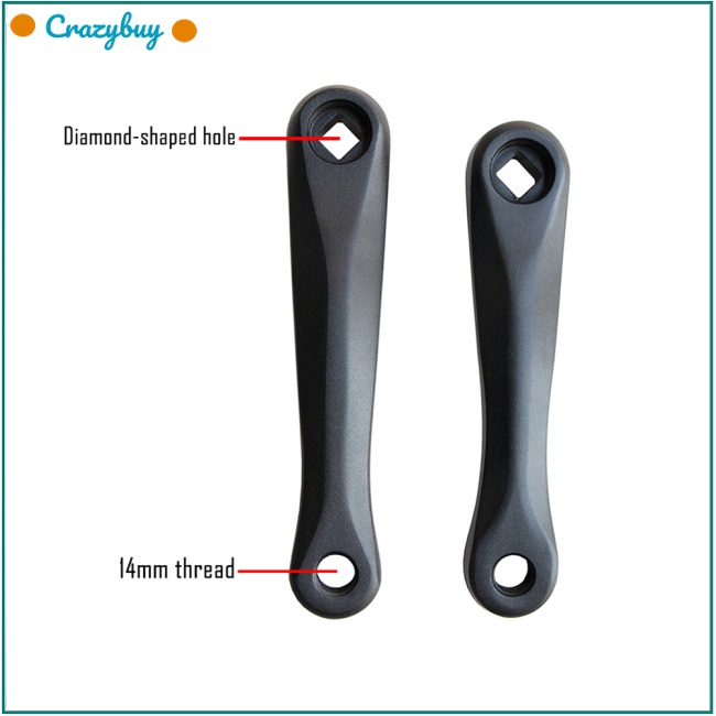 Tay Quay CR 140mm / 152mm 7 / 8 / 9 Bằng Hợp Kim Nhôm Cho Xe Đạp Leo Núi