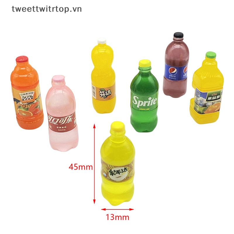 Set 5 Mô Hình Ly Nước Dạ Quang Mini Dùng Để Trang Trí Ốp Điện Thoại