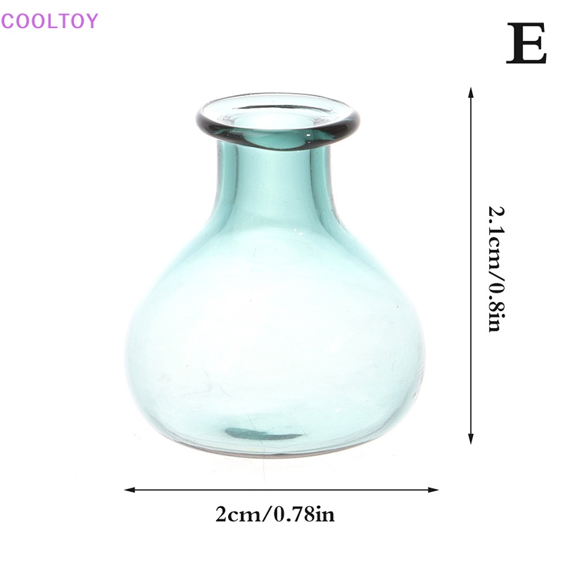 1 Bình Hoa Thủy Tinh Mini Tỉ Lệ 1: 12 Trang Trí Nhà Búp Bê