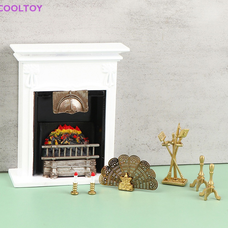 1 Bộ Vỏ Bọc Quạt Thổi Lửa 1: 12 Trang Trí Nhà Búp Bê