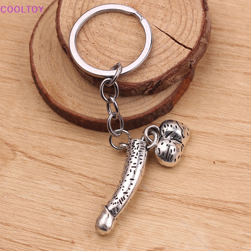 Cooltoy Móc Khóa Xe Hơi / Túi Xách Hình Bộ Xương Màu Bạc Gợi Cảm Thời Trang Cho Nam