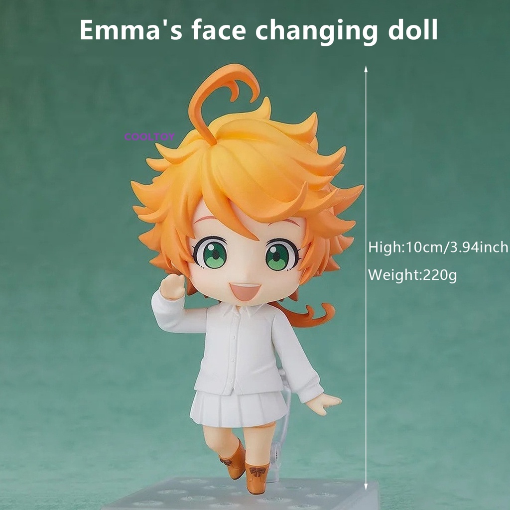 Cooltoy Nendoroid Q version 1092#Emma face-Mẫy Búp Bê Có Thể Di Chuyển Được Đóng Gói Bằng Tay. Áo Khoác Phao Thời Trang Trẻ Trung Cá Tính