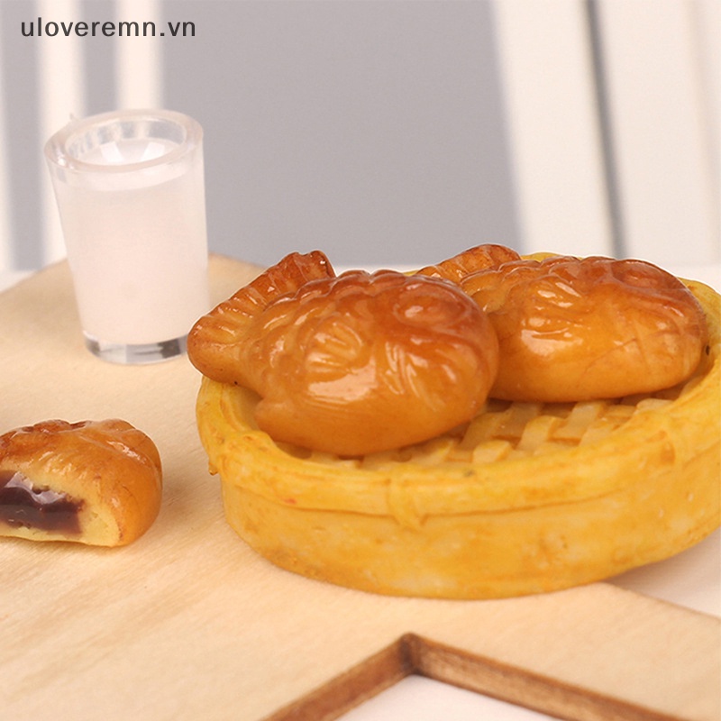 1 Set Mô Hình Thức Ăn Nhanh Trang Trí Nhà Búp Bê Tỷ Lệ 1: 12