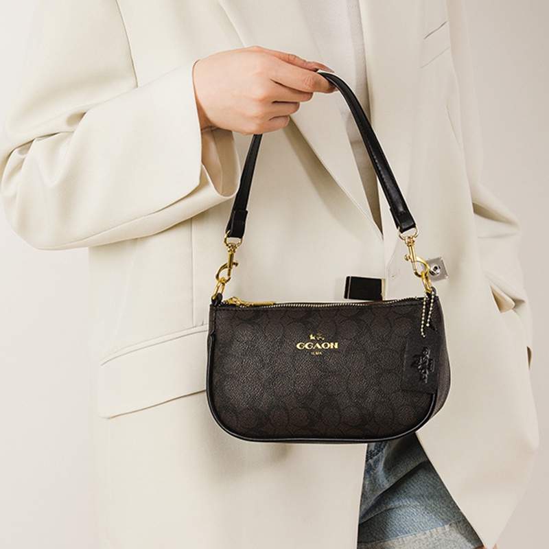 Túi Đeo Vai Có Khóa Kéo Phong Cách retro Thời Trang Cho Nữ