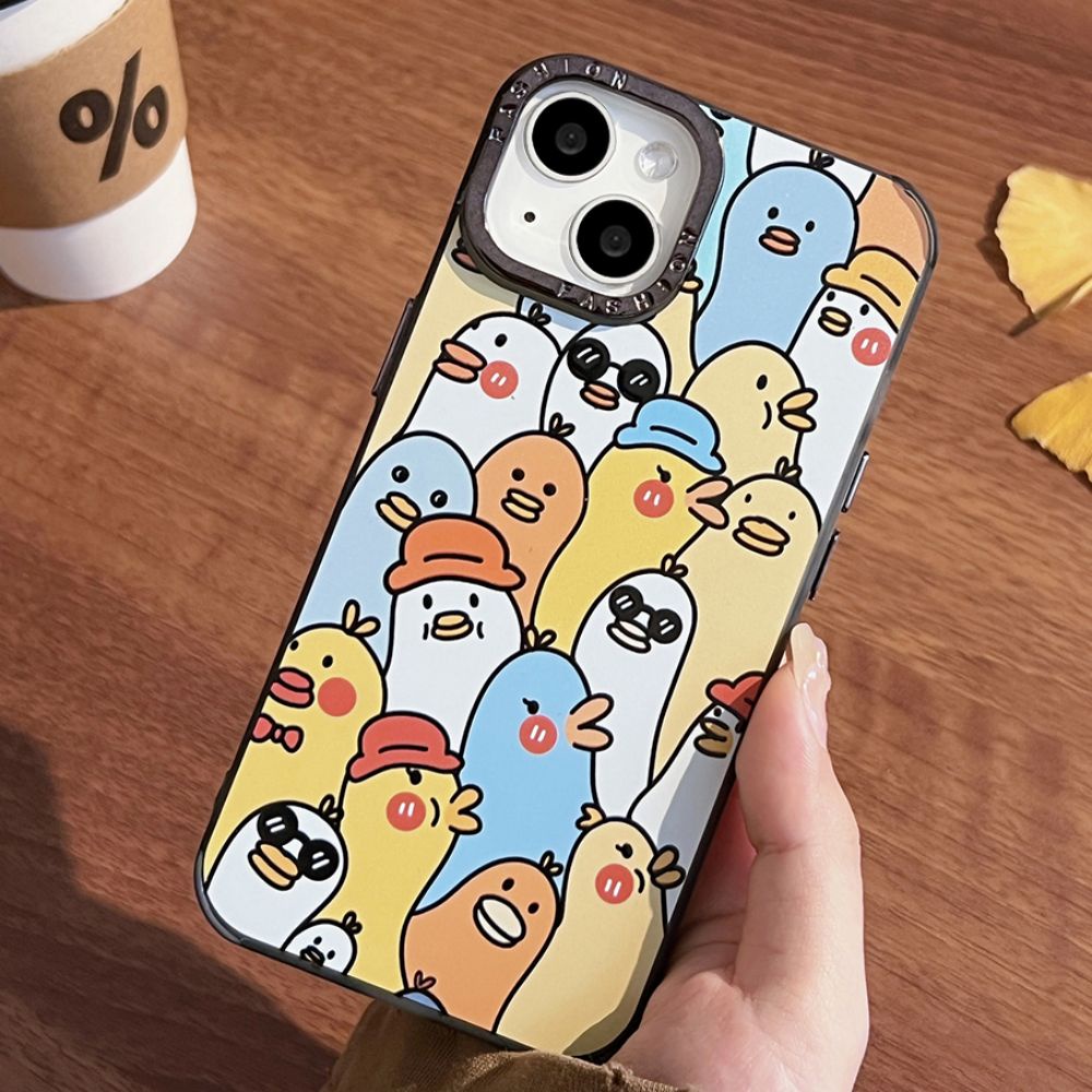 Ốp Điện Thoại Họa Tiết Vịt Hoạt Hình Cho IPhone 14 Pro Max 13 12 11 Pro Max XR XS 7 8 Plus