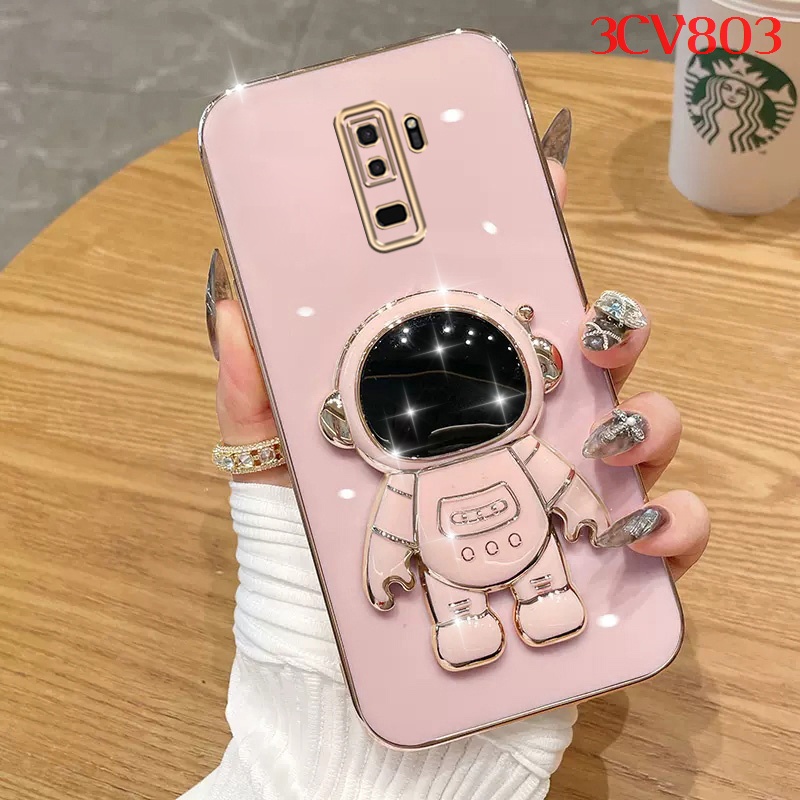 Ốp lưng samsung s9 plus samsung s9 Ốp Điện Thoại Silicone Mềm Có Vòng Đỡ Cho samsung s9 plus s9 FSZJ6 viền vuông cute thường