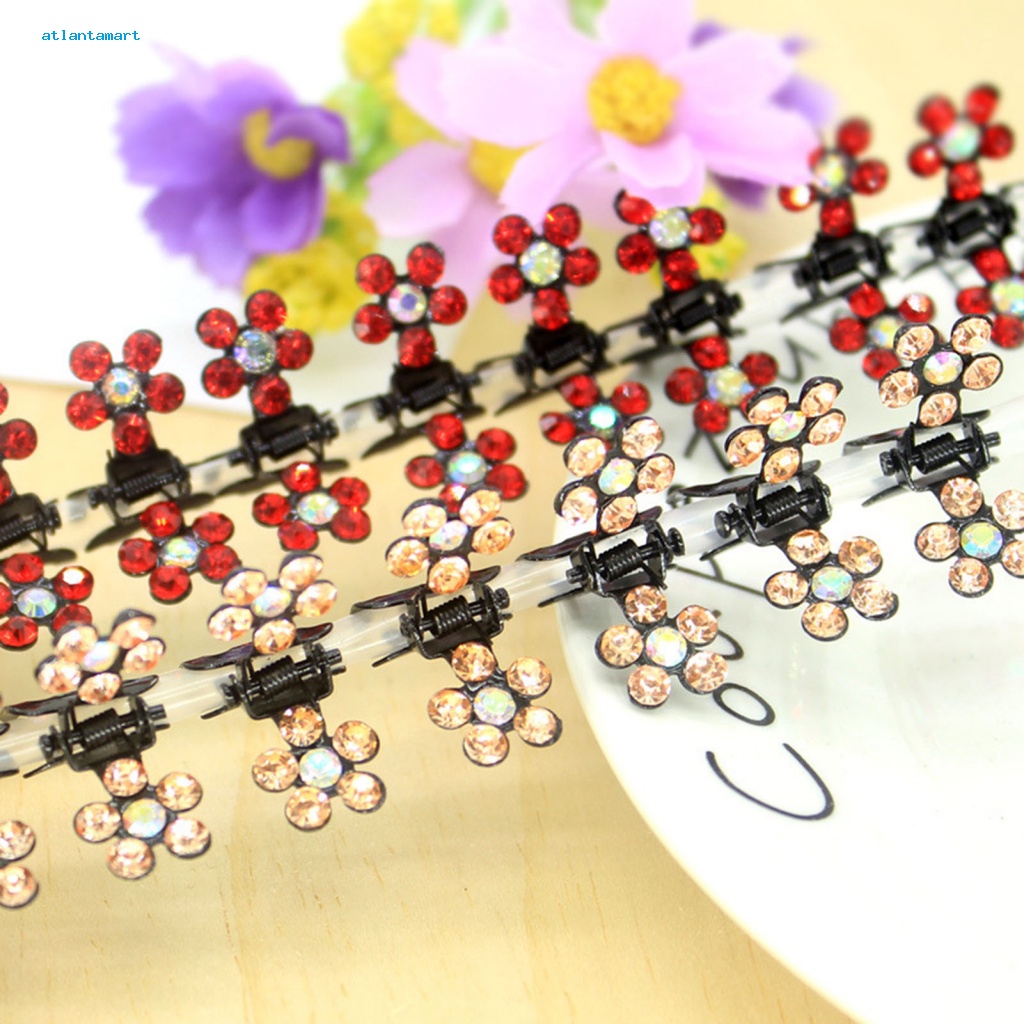 Túi Đựng Đồ Dùng Cao Cấp Tiện Dụng| Set 12 Kẹp Tóc Chống Trượt Trọng Lượng Nhẹ Hình Hoa Dễ Thương Cho Bé