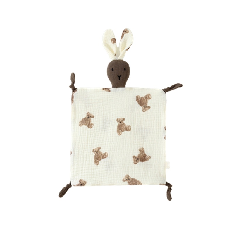 Yếm Ăn Bằng Vải Kiểu Hoạt Hình Dễ Thương Cho Bé Sơ Sinh