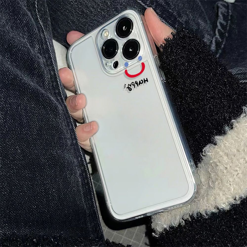 ✅Ốp Điện Thoại Mềm Chống Sốc In Hình Mặt Cười Cho Iphone 13 11 Max 6In78 1214 Pro 2MRL