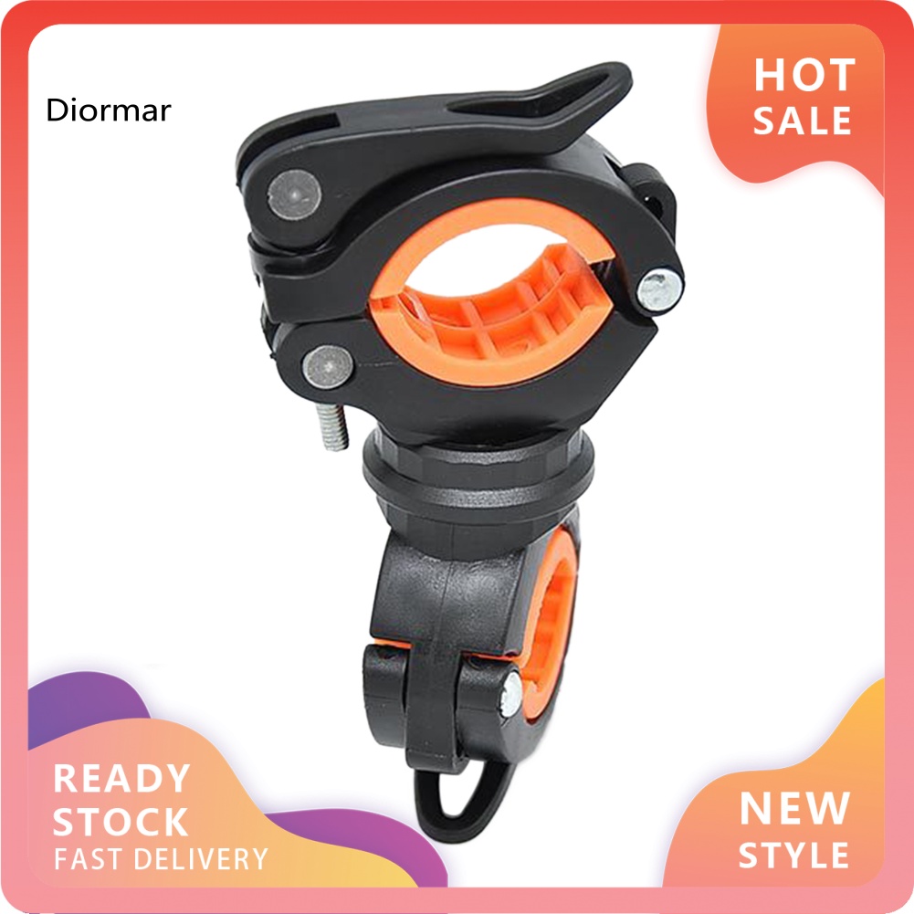 Giá Đỡ Đèn Pin Có Thể Xoay 360 Độ Gắn Tay Lái Xe Đạp Tiện Dụng