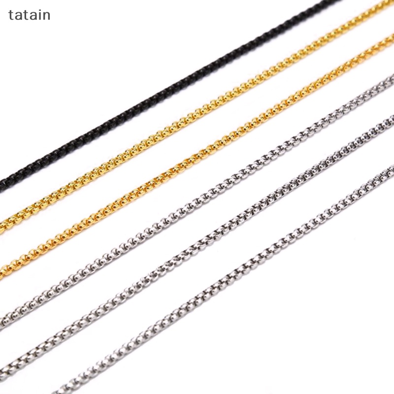 Vòng cổ Bằng Thép Không Gỉ Dày 3MM Thời Trang Cho Nam Và Nữ