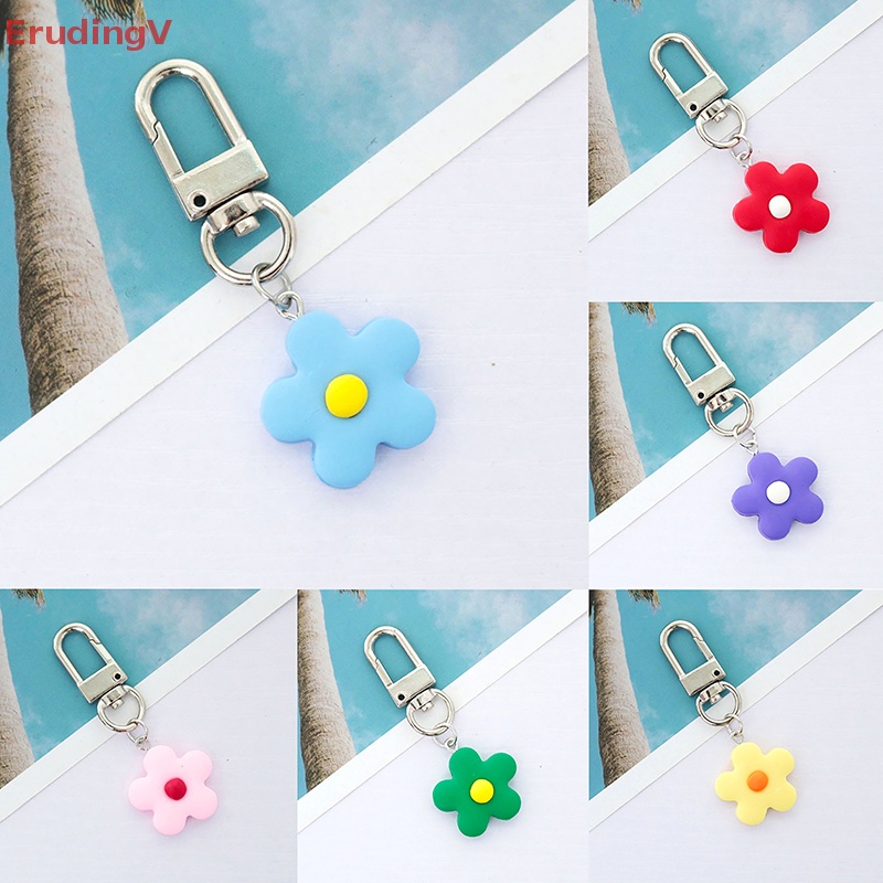 [ErudingV] Móc Khóa Ba Lô / Túi Xách Trang Trí Hình Hoa Màu Kẹo Dễ Thương [Mới]
