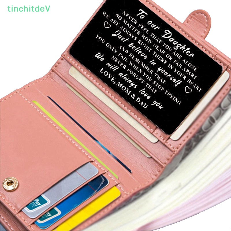 [TinchitdeV] Ví Đựng Thẻ Bằng Thép Không Gỉ Cho Husband Boyfriend Wife Girlfriend Valene Quà Tặng Sinh Nhật [Mới]