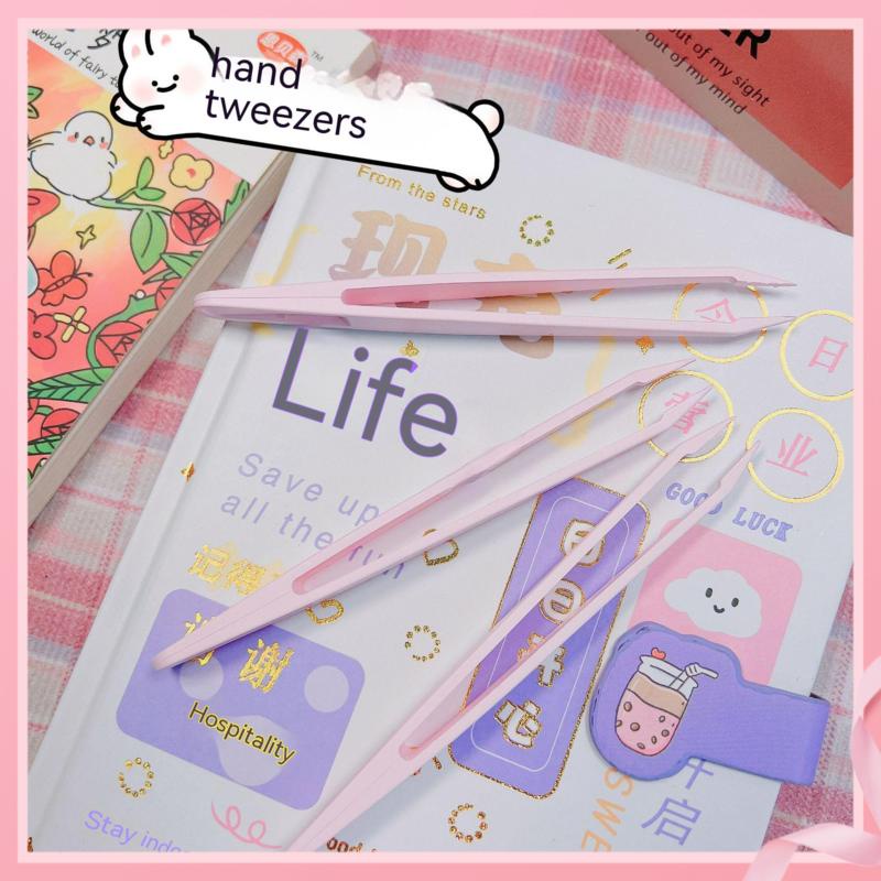 Nhíp Nhựa Màu Sắc Macaron Chuyên Dụng Cho Làm Móng Thủ Công