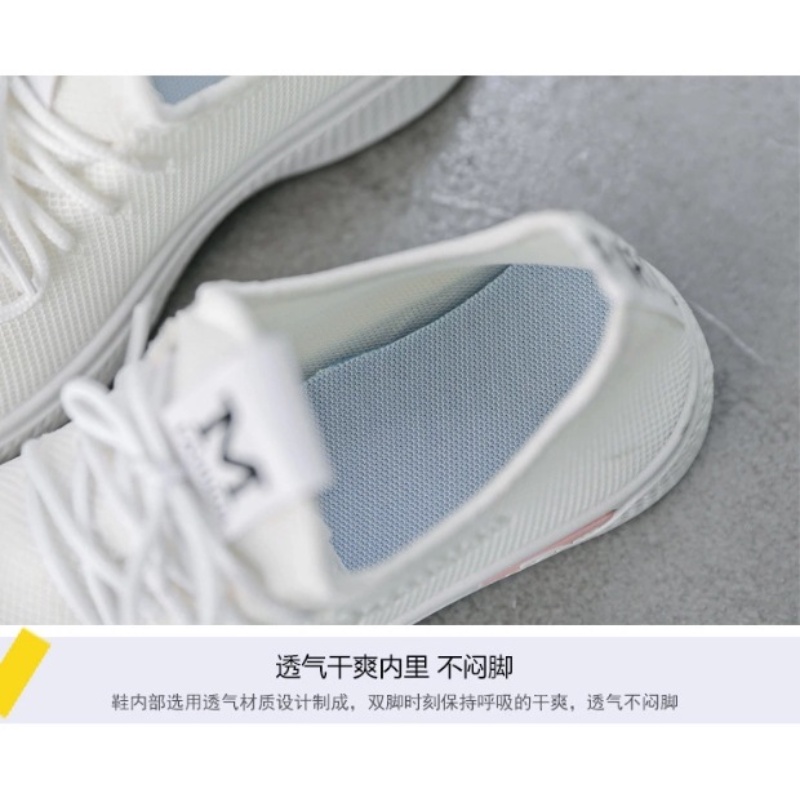 Giày Thể Thao Nữ Thoáng Khí Họa Tiết Hoa Cúc Phong Cách Mới-AA0412