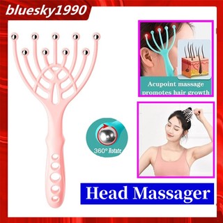 【Hàng mới về】Dụng Cụ Mát Xa Da Đầu Thư Giãn Cơ Thể Giảm Căng Thẳng