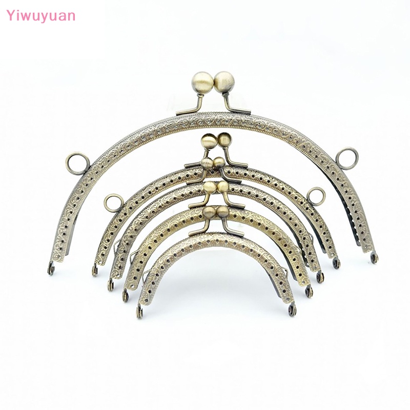 Khung Khóa Túi Xách Bằng Kim Loại 8.5 / 10.5 / 12.5 / 15 / 20.5cm DIY Mới