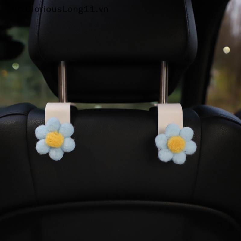 Móc Treo Đồ Gắn Sau Ghế Xe Hơi Hình Nơ / Hoa Hướng Dương Dễ Thương Thông Dụng