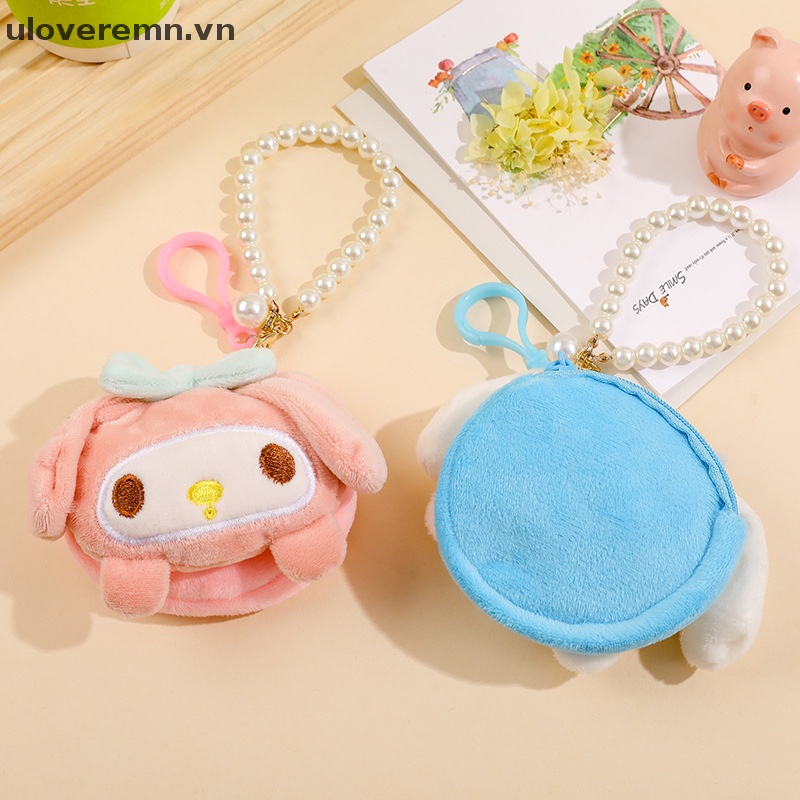 SANRIO 1 Móc Khóa Hình Thú Nhồi Bông Kuromi My Melody Plushie Dễ Thương