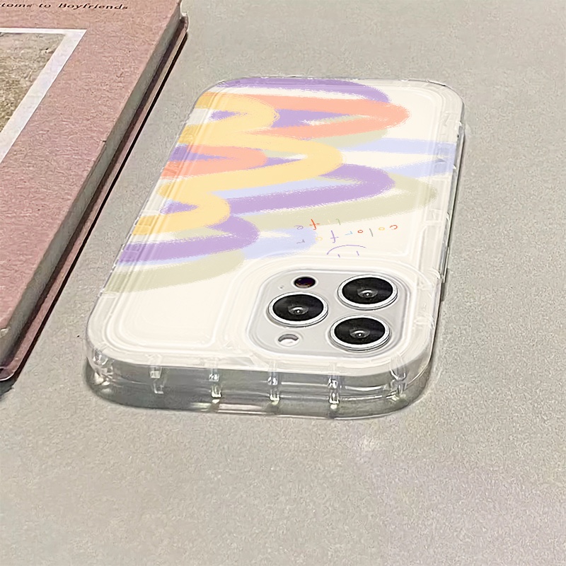 Ốp Điện Thoại TPU Dẻo Họa Tiết Graffiti Nhiều Màu Thời Trang Cho IPhone 14 13 11 12 Pro XS Max X XR 7 + 8 Plus