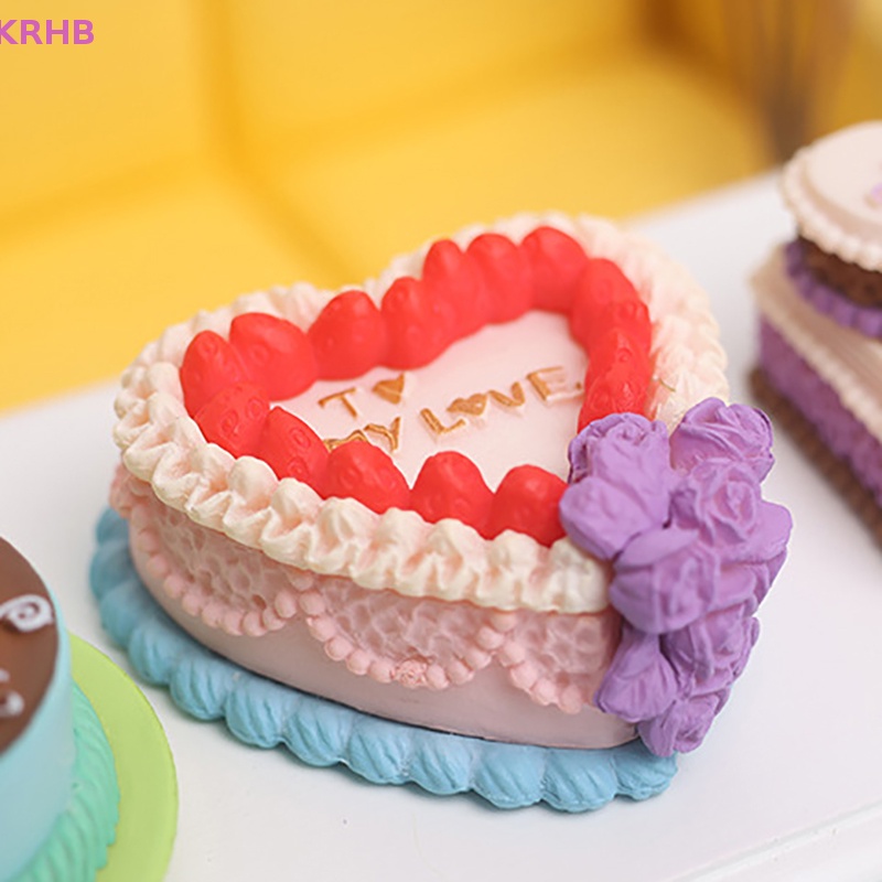 1 Mô Hình Bánh Ngọt Giả Cho Nhà Búp Bê Mới
