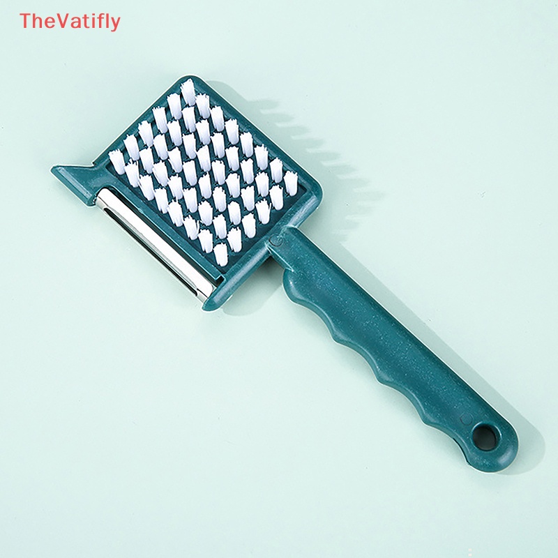 [Thevalifly] Dụng Cụ Chà Rửa Rau Củ Quả Làm Sạch Vỏ Tỏi Bán Chạy