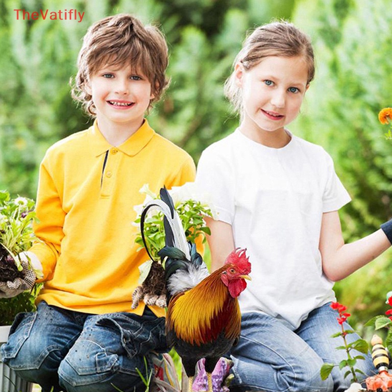 [Thevalifly] Tượng Gà Trống Điêu Khắc Trang Trí Sân Vườn Chống Thời Tiết