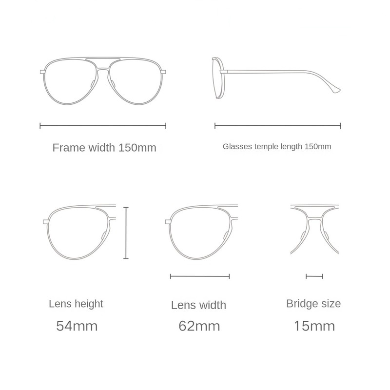 Kính Mát Du Lịch Gọng Nhôm Từ Tính Xiaomi Mijia UV400 Chống Tia UV