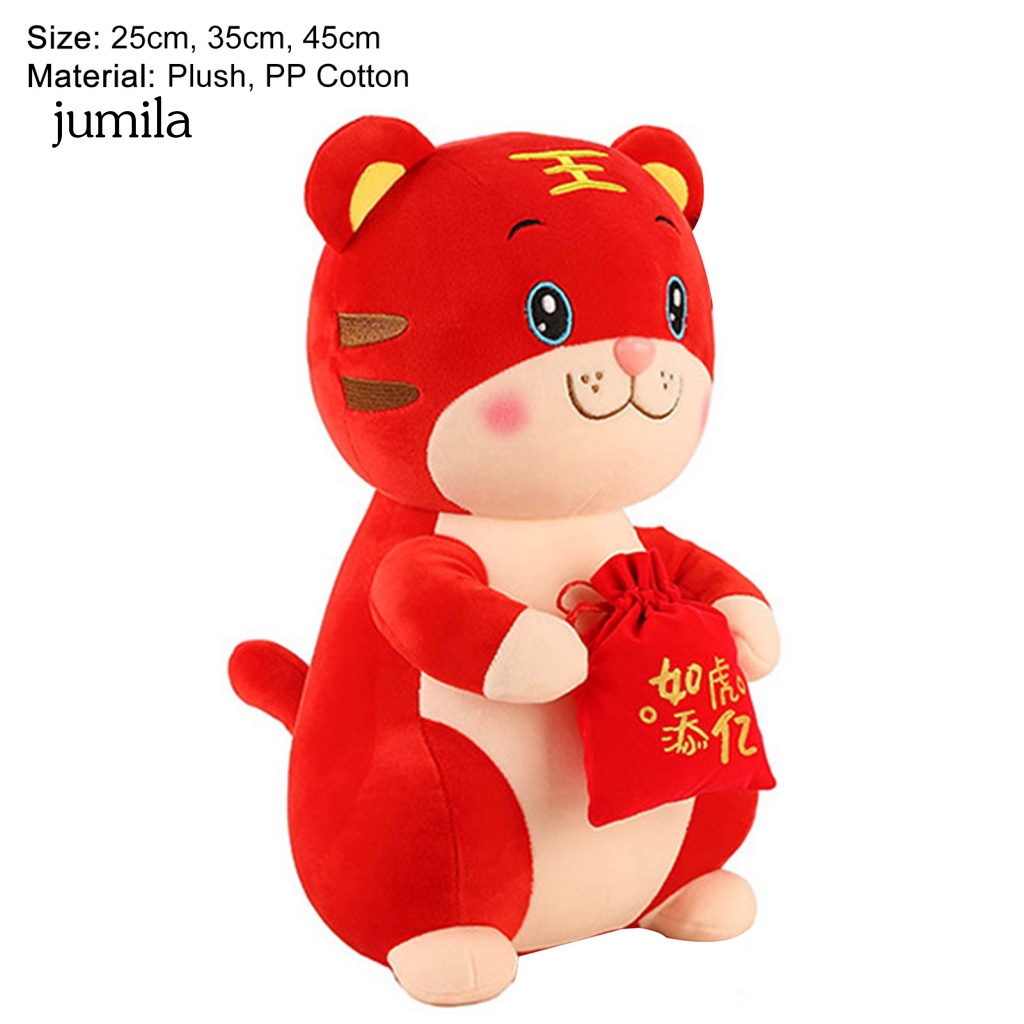[JU] Đồ Chơi Nhồi Bông Mềm Mại Kết Cấu Mềm Mại Phong Cách Trung Hoa Có Thể Giặt Rửa