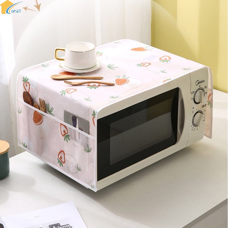 Vỏ Bọc Lò Vi Sóng Chống Bụi Chống Thấm Dầu Kèm Túi Đựng Dành Cho Nhà Bếp