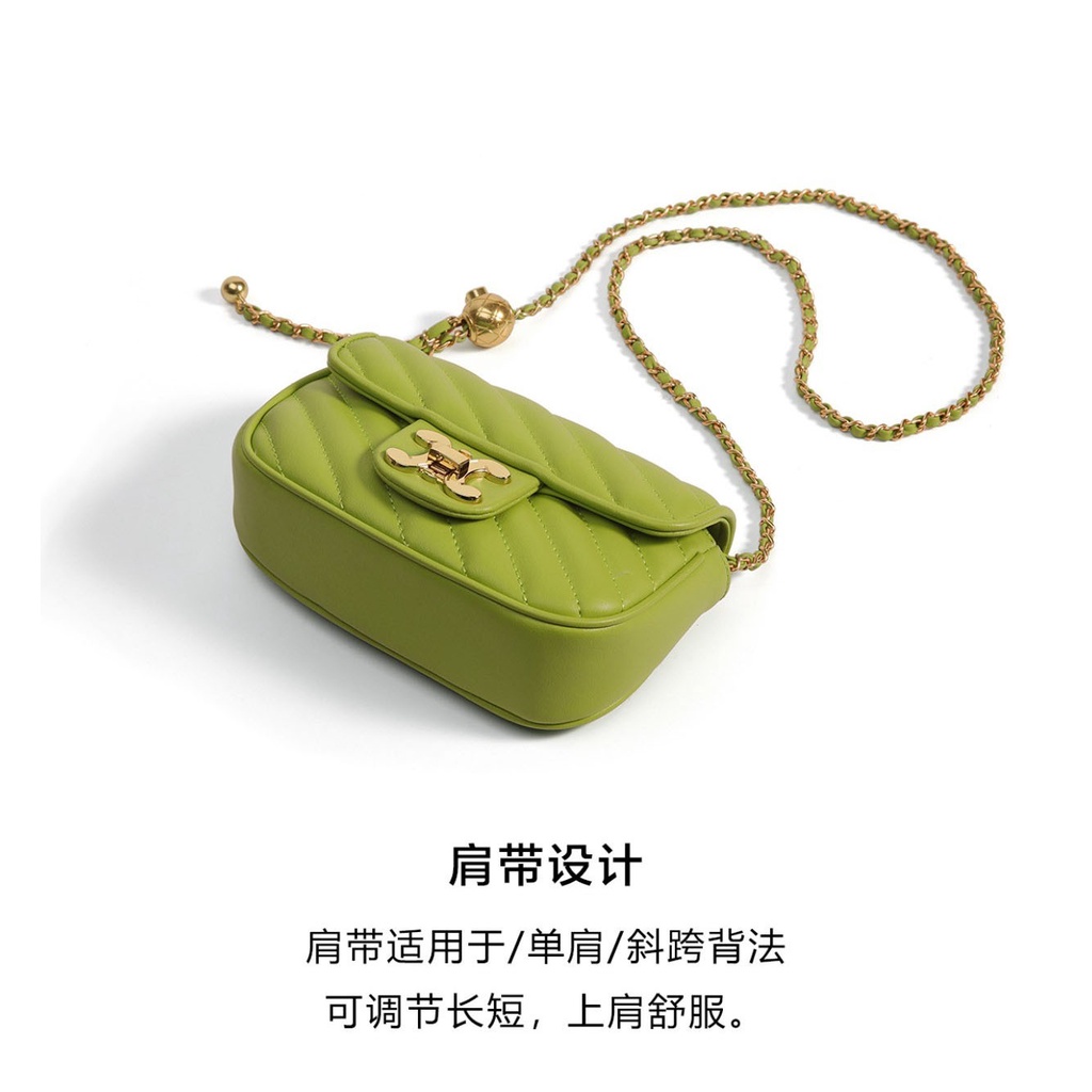 Túi Xách Đeo Vai Hình Đám Mây Phối Dây Xích Đính Đá Thời Trang Dành Cho Nữ