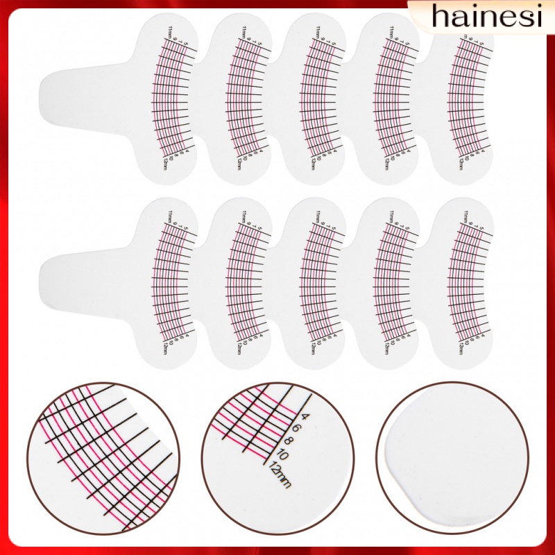 Set 10 Thước Đo Lông Mi Chuyên Dụng Cho Trang Điểm