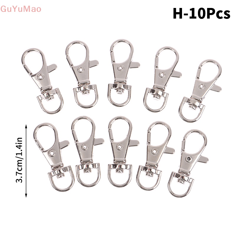 Set 10 Móc Khóa Tôm Hùm Bằng Kim Loại Dùng Để Tự Làm Túi Xách