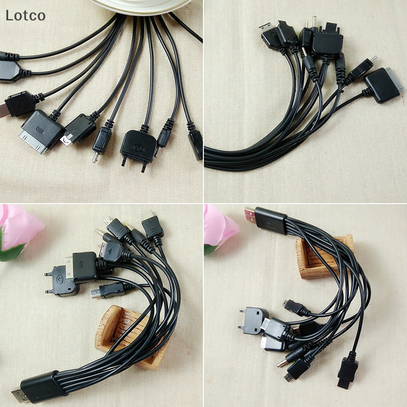 Lotco 10 trong 1 đa chức năng sạc Cáp USB cho Motorola Samsung LG Cáp dữ liệu VN